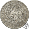 II RP, 2 złote, 1933,  głowa kobiety