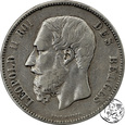 Belgia, 5 franków, 1869