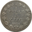 Polska, 3/4 rubla, 5 złotych, 1836