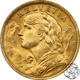 Szwajcaria, 20 franków, 1911 B