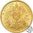 Austria, 10 koron, 1912