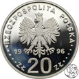 III RP, 20 złotych, 1996, IV wieki stołeczności Warszawy 