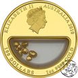 Australia, 100 dolarów, 2010, Skarby Australii - Samorodki złota