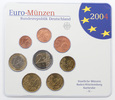 Niemcy, 5 x zestaw monet obiegowych euro, 2004, mennice - A/D/F/G/J