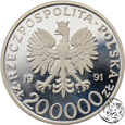 III RP, 200000 złotych, 1991, Leopold Okulicki 