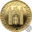 Niemcy, 3 dukaty, Monachium, 800-lecie, 1158-1958