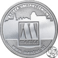 Polska, medal, 1/2 uncji, 20 lat Mentor, srebro