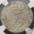 Niemcy, 4 szelągi, 1710 BH, Schleswig Holstein Gottorp, NGC MS 64