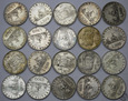 Włochy, 20 x 500 lirów, 1958-1967, LOT