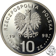 III RP, 10 złotych, 1998, gen. Fieldorf 
