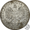 II RP, 10 złotych, 1932, głowa kobiety, ze znakiem