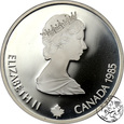 Kanada, 20 dolarów 1985, Olimpida, Calgary 1988 - Narciarstwo 