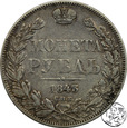 Rosja, rubel, 1843, Mikołaj I