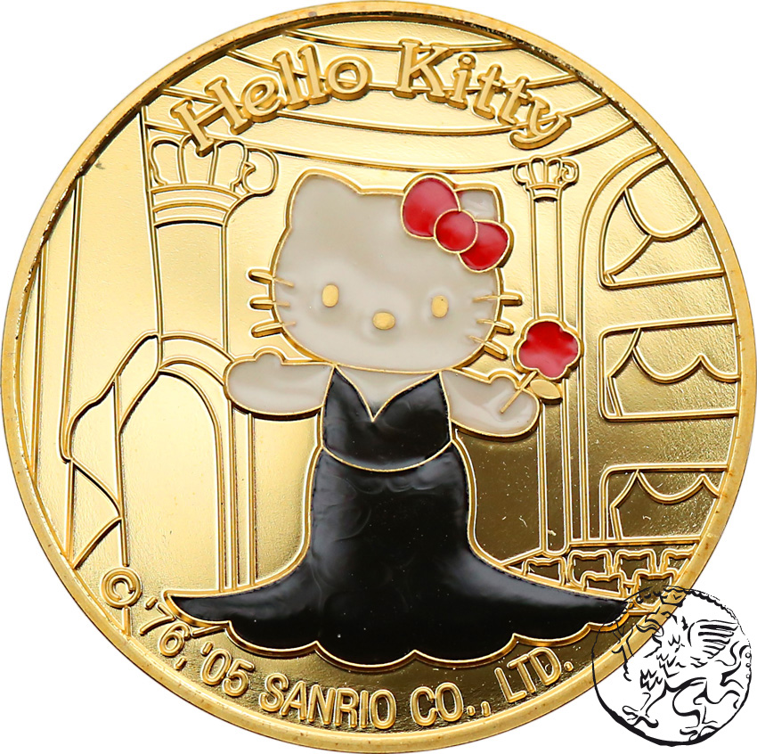 Francja, 10 euro, 2005, Hello Kitty