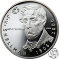 Finlandia, 10 euro, 2006, 200 rocznica urodzin - Johan Vilhelm Snellma
