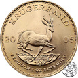 RPA,  krugerrand, uncja złota, 2005, rzadki
