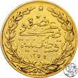 Turcja, Imperium Osmańskie, 100 kurus, 1277 (1861) „١”