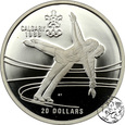 Kanada, 20 dolarów 1987, Olimpida, Calgary 1988 - Łyżwiarstwo 