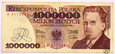 Polska, 1000000 złotych, 1991 B