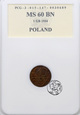 II RP, 1 grosz, 1934, PCG MS 60