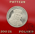 PRL, 200 złotych, 1986, Władysław I Łokietek, PRÓBA