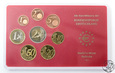 Niemcy, 5 x zestaw monet euro, 2002, mennice - A/D/F/G/J, proof