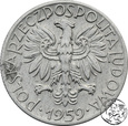 PRL, 5 złotych, 1959, rybak