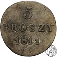 Polska, Księstwo Warszawskie, 5 groszy, 1811 