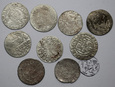 Polska, Zygmunt III Waza, lot 9 monet 