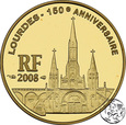 Francja, 10 euro, 2008, Lourdes