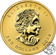 Kanada, 200 dolarów, 2014, Wilk