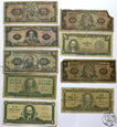 Kuba/ Ekwador, LOT banknotów 9 szt