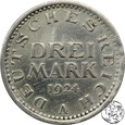 Niemcy, 3 marki, 1924 A