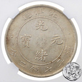 Chiny, 1 Dolar, 1908, Chihli L&M-465, AU Details