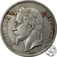 Francja, 5 franków, 1869 BB
