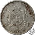 Francja, 5 franków, 1869 BB