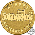 Polska, III RP, 25 złotych, 2009, Solidarność, Wybory 4 czerwca 