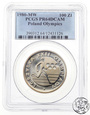 PRL, 100 złotych, 1980, Igrzyska XXII Olimpiady, PCGS PR 64