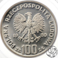 PRL, 100 złotych, 1980, Igrzyska XXII Olimpiady, PCGS PR 64