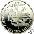 III RP, 200000 złotych, 1991, Albertville narciarz 