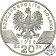 III RP, 20 złotych, 1998, Ropucha Paskówka #