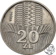 PRL, 20 złotych, 1973, Wieżowiec i Kłosy PRÓBA 