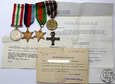 PSZnZ, zestaw całościowy, strzelec, krzyż Monte Cassino 2838