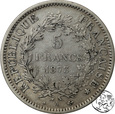 Francja, 5 franków, 1873 A