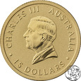 Australia, kookabura, 2024, 1/10 uncji Au 999