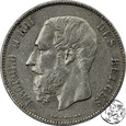 Belgia, 5 franków, 1873