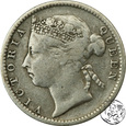 Wielka Brytania, Straits Settlements, 10 centów. 1888