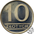 PRL, 10 złotych, 1987- Lustrzanka