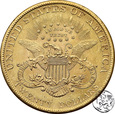 USA, 20 dolarów, 1897