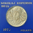 PRL, 100 złotych, 1973, Kopernik PRÓBA